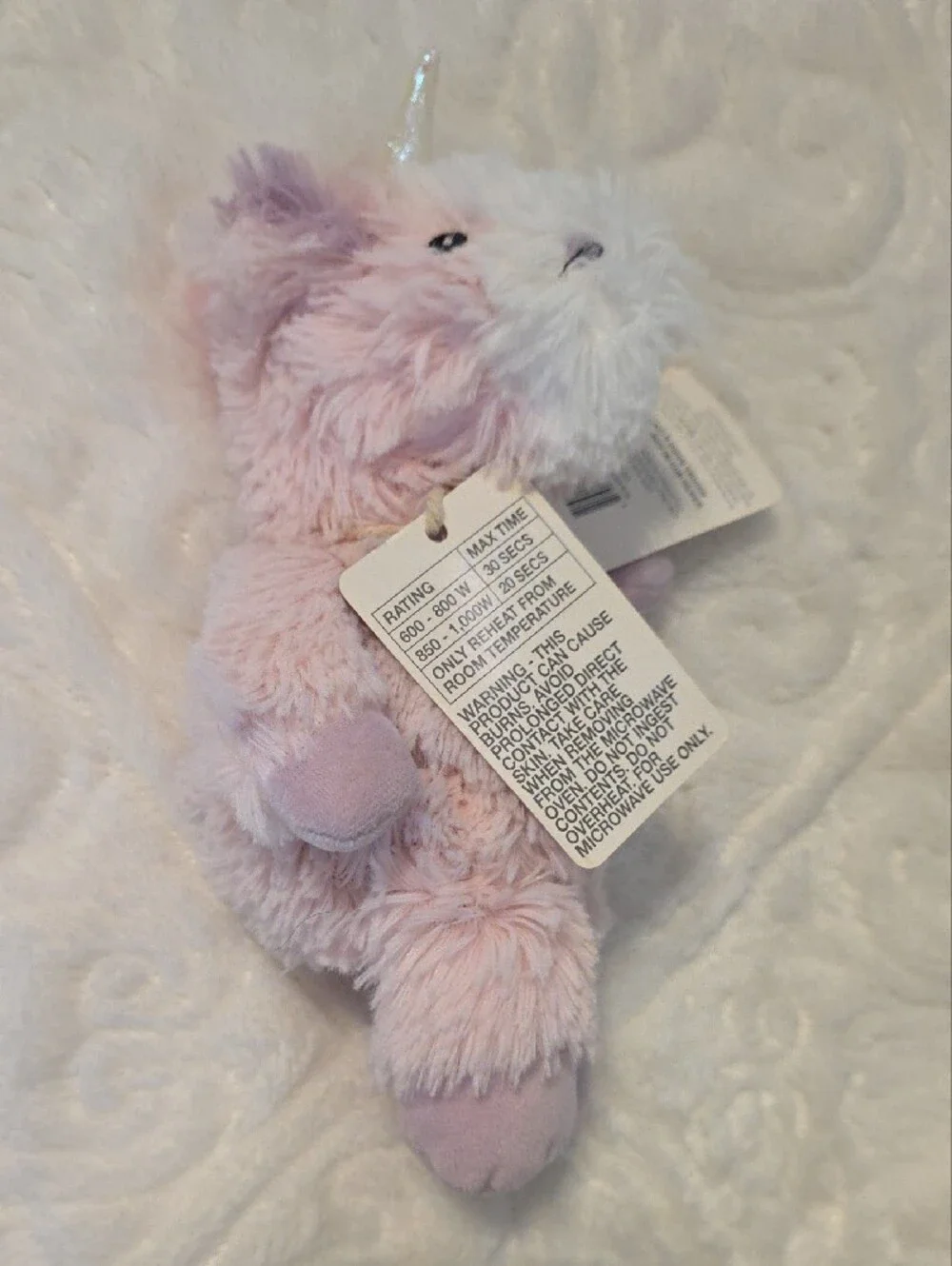 Warmies Plush Unicorn Heat Buddy - Pink